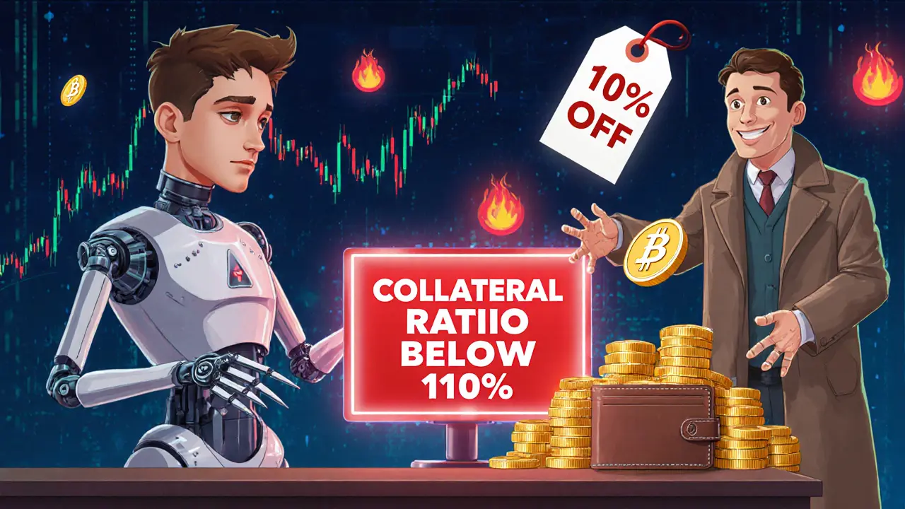 How Liquidation Works in Collateralized Loans on Blockchain