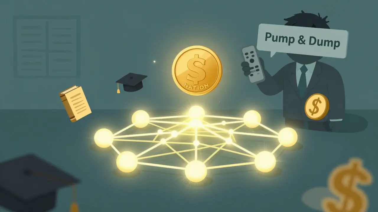 What is LinkedNation (NATION) crypto coin? Real facts about the Solana-based educational token