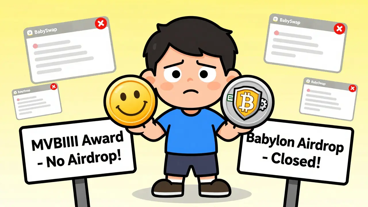 BabySwap MVBIII Event Airdrop: What Really Happened and Why Babylon’s BABY Token Is Confusing People