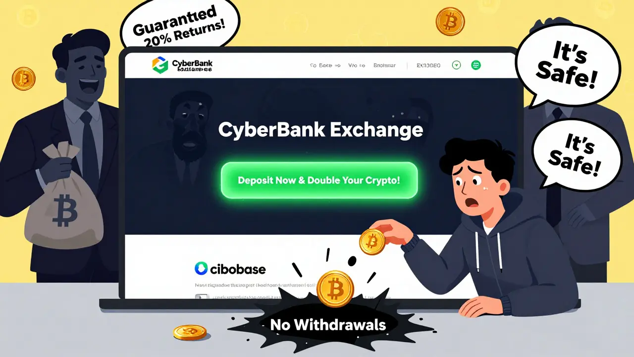 Cyberbank Exchange Crypto Exchange Review: It's a Scam, Not a Platform
