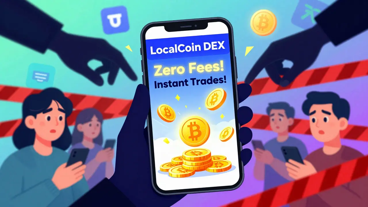 LocalCoin DEX Crypto Exchange Review: Why It Doesn't Exist and How to Avoid the Scam