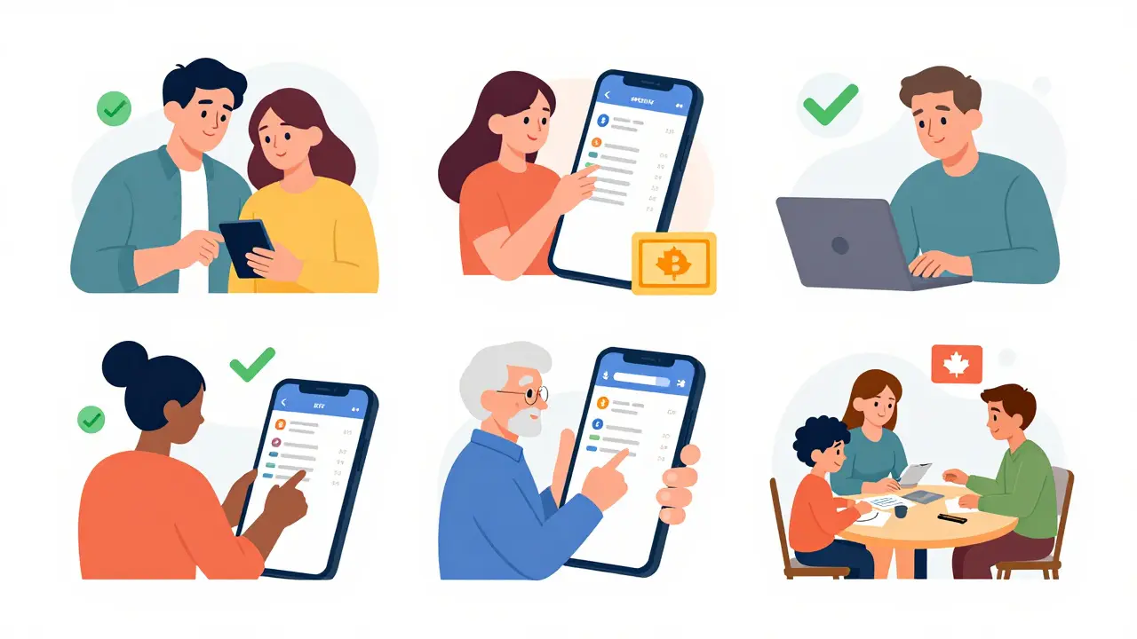 Families buying Bitcoin through regular brokerage apps