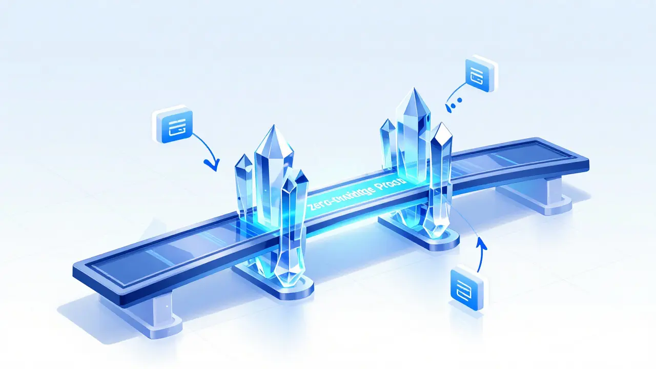 Crystal ZK bridge enabling secure automated data flow