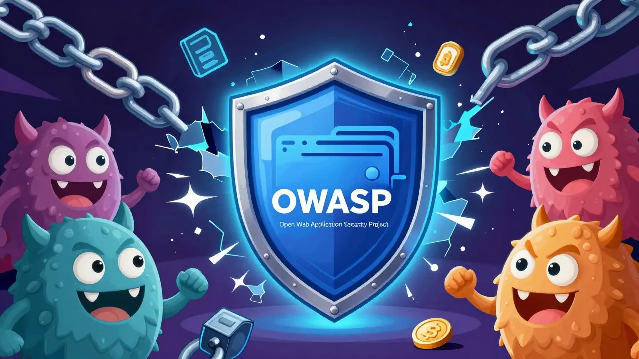 Digital shield protecting crypto wallet from cyber threats and scams