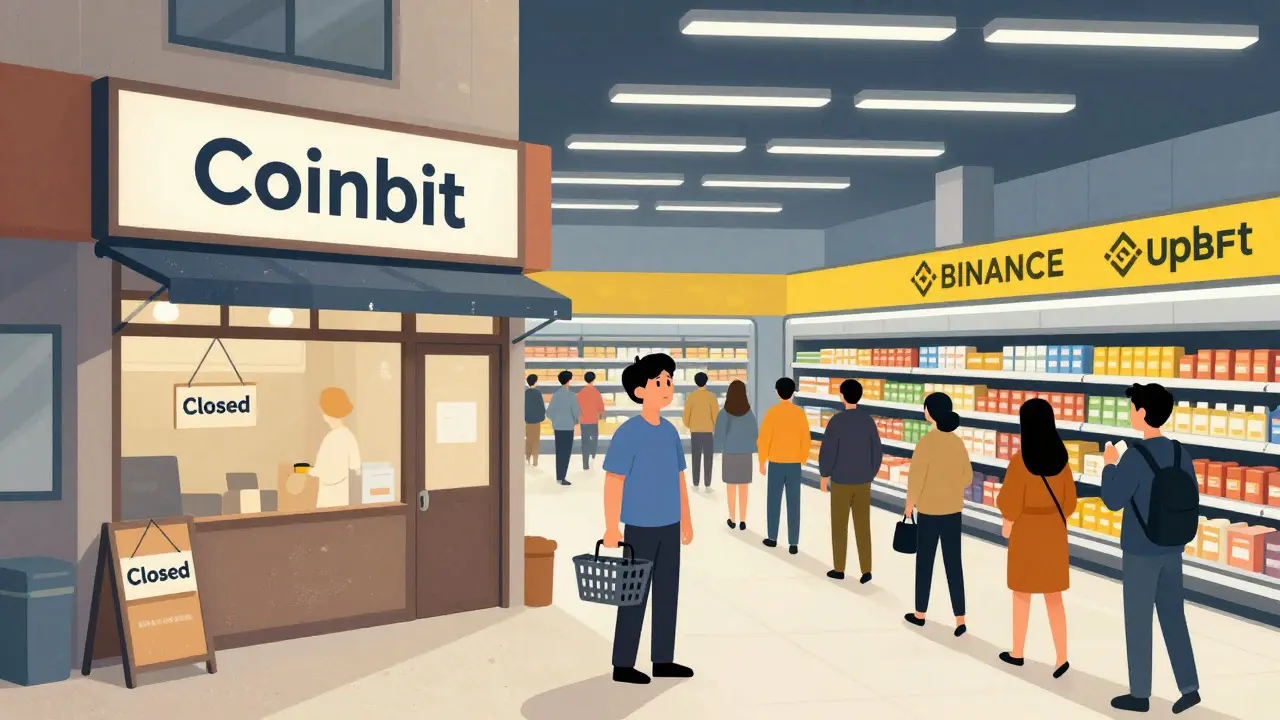 Comparison of small exchange vs busy competitor