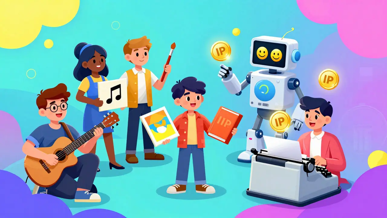 Creators tokenizing IP assets via friendly AI agents