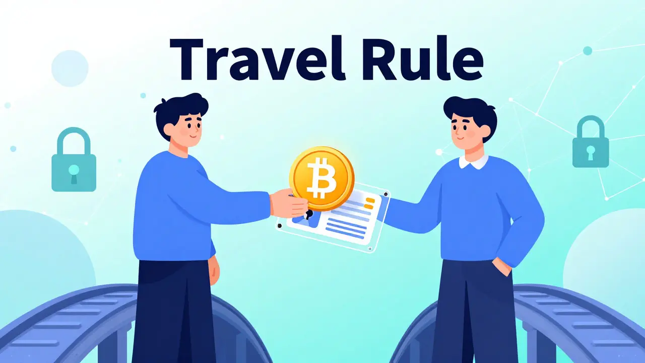 Crypto transaction with attached identity data traveling across blockchain