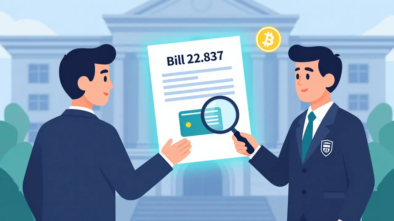 Illustration of Costa Rican regulators overseeing crypto laws and compliance