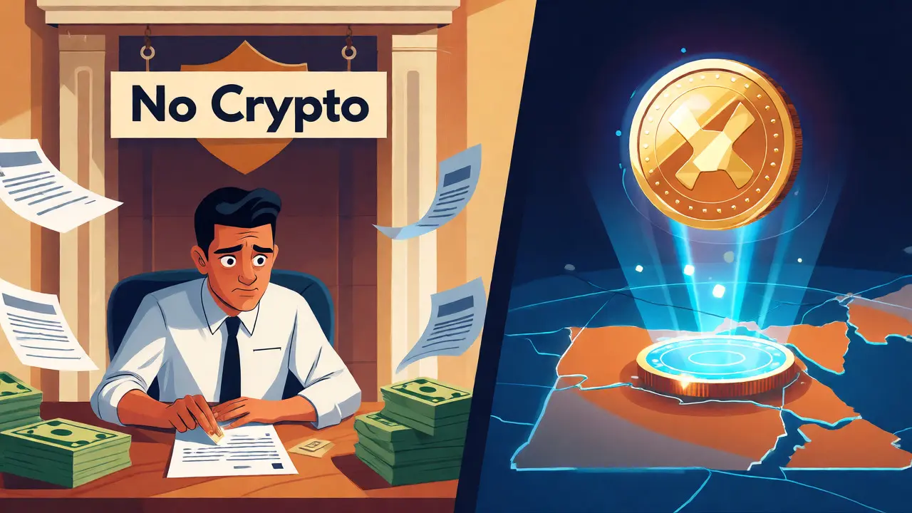 Egyptian entrepreneur facing banking restrictions and future CBDC hopes