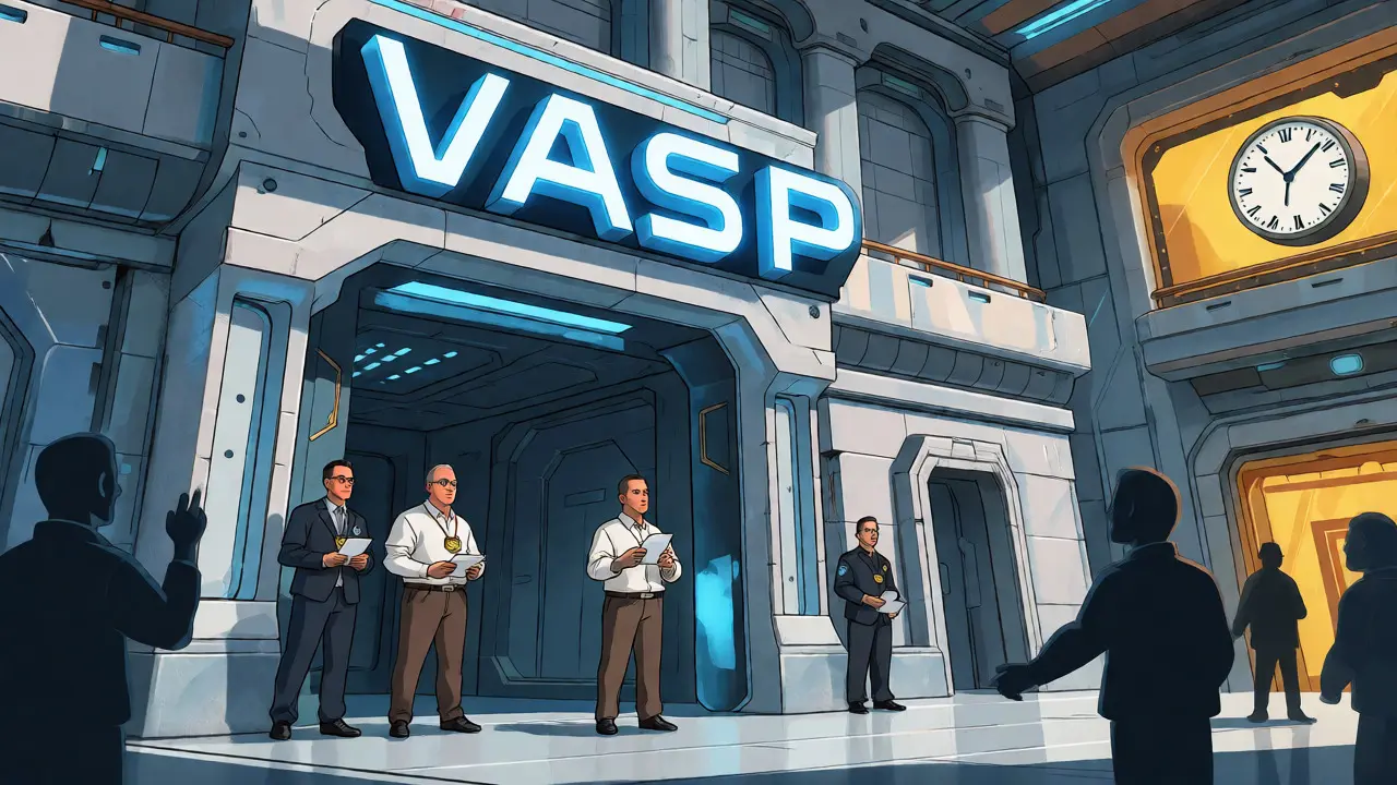 Illustration of VASP gatekeepers licensing crypto providers in Argentina